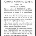 Johanna Schets Matheus Rovers
