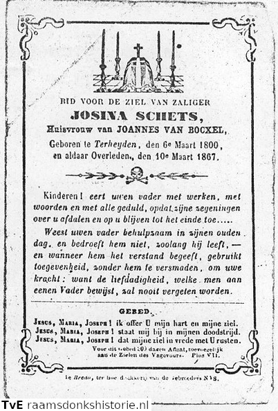 Josina Schets Joannes van Bocxel
