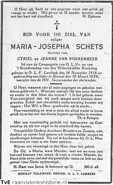 Maria Josepha Schets