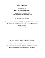Piet Schets Rika de Been