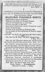Wilhelmus Franciscus Schets priester