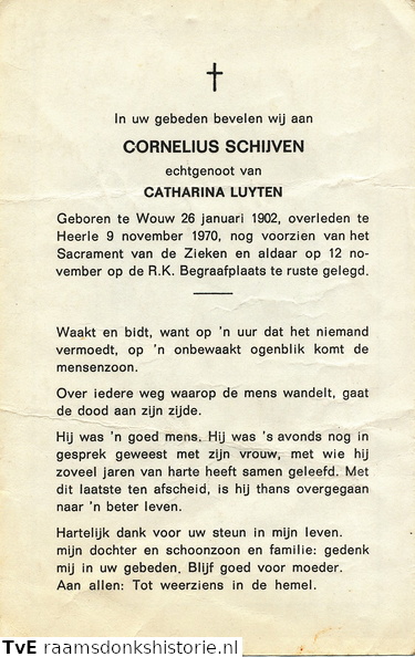 Cornelius Schijven Catharina Luyten