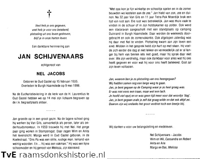 Jan Schijvenaars Nel Jacobs