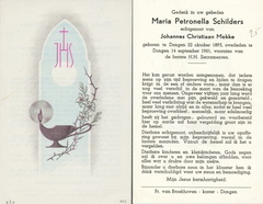Maria Petronella Schilders Johannes Christiaan Mekke
