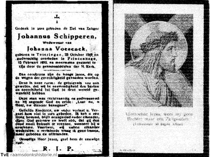 Johannus Schipperen Johanna Voesenek
