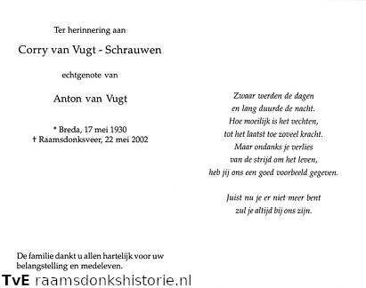Corry Schrauwen Anton van Vugt