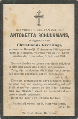 Antonetta Schuurmans Christianus Geerlings