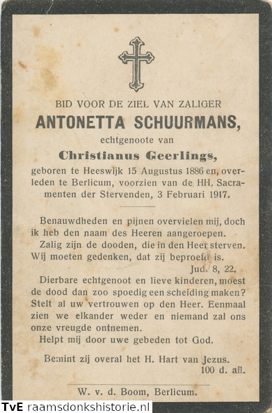 Antonetta Schuurmans Christianus Geerlings