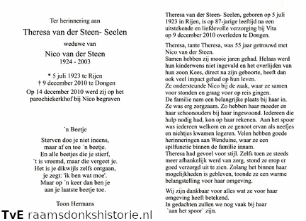 Theresa Seelen Nico van der Steen