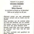Johanna Segeren Willem Dignouts
