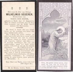 Wilhelmus Segeren Maria den Exter