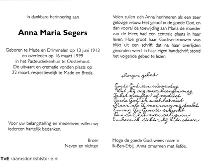 Anna Maria Segers