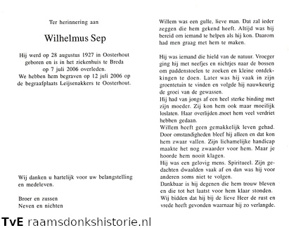 Wilhelmus Sep