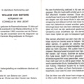 Willem van Seters Cornelia M. van Leent