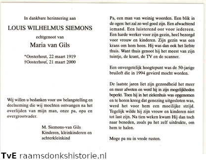 Louis Wilhelmus Siemons Maria van Gils