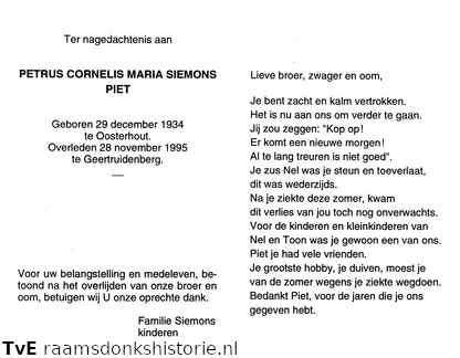 Petrus Cornelis Maria Simons