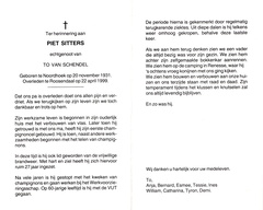 Piet Sitters To van Schendel