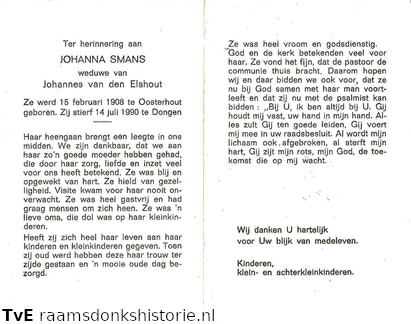 Johanna Smans Johannes van den Elshout