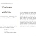 Wim Smans Riet van Gool