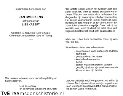 Jan Smeekens Lies Kreeft