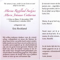 Maria Johanna Catharina Smekens Eric Rockland