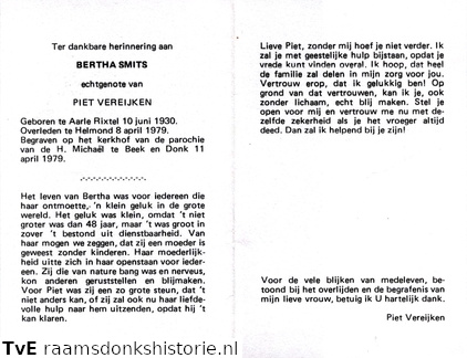 Bertha Smits Piet Vereijken