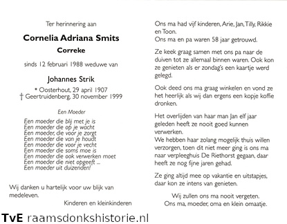 Cornelia Adriana Smits Johannes Strik