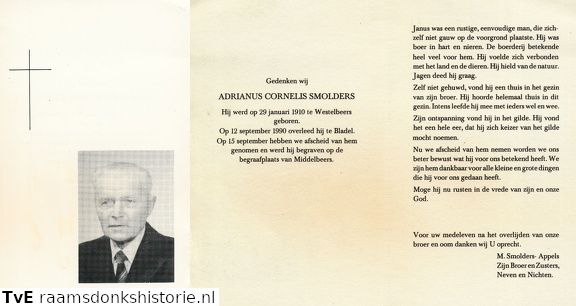Adrianus Cornelis Smolders M. Appels