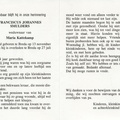 Franciscus Johannes Smulders Maria Kattekamp
