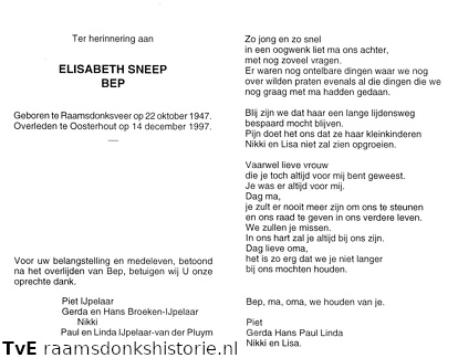 Elisabeth Sneep Piet IJpelaar