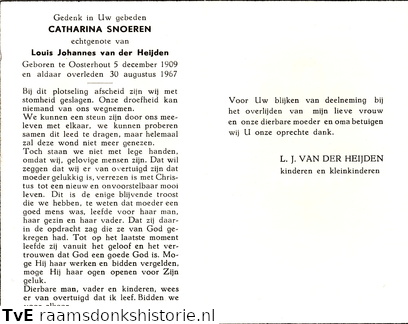 Catharina Snoeren Louis Johannes van der Heijden
