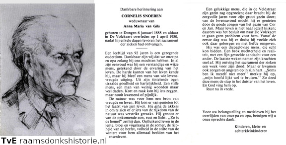 Cornelis Snoeren Anna Maria van Gils