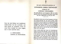 Catharina Maria Soethoudt Cornelis Verwijmeren