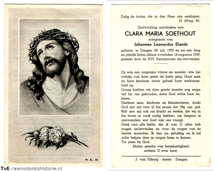Clara Maria Soethout Johannes Leonardus Elands