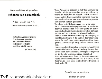 Johanna van Spaandonk
