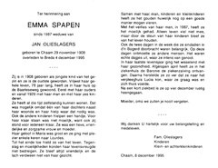 Emma Spapen Jan Olieslagers
