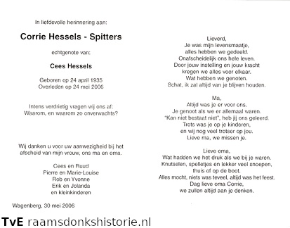 Corrie Spitters Cees Hessels