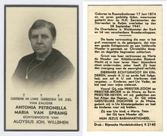 Antonia Petronella Maria van Sprang Aloysius Johannes Willemen