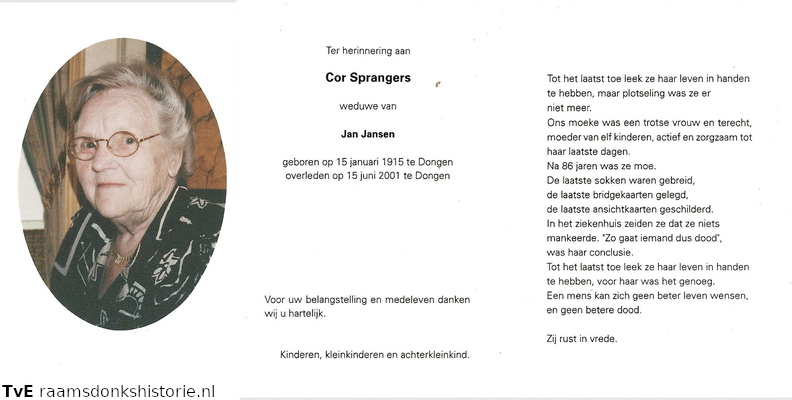 Cor Sprangers Jan Jansen