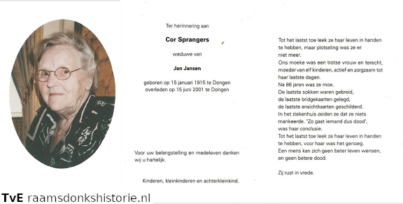 Cor Sprangers Jan Jansen