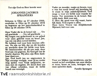 Johannes Jacobus Sprangers