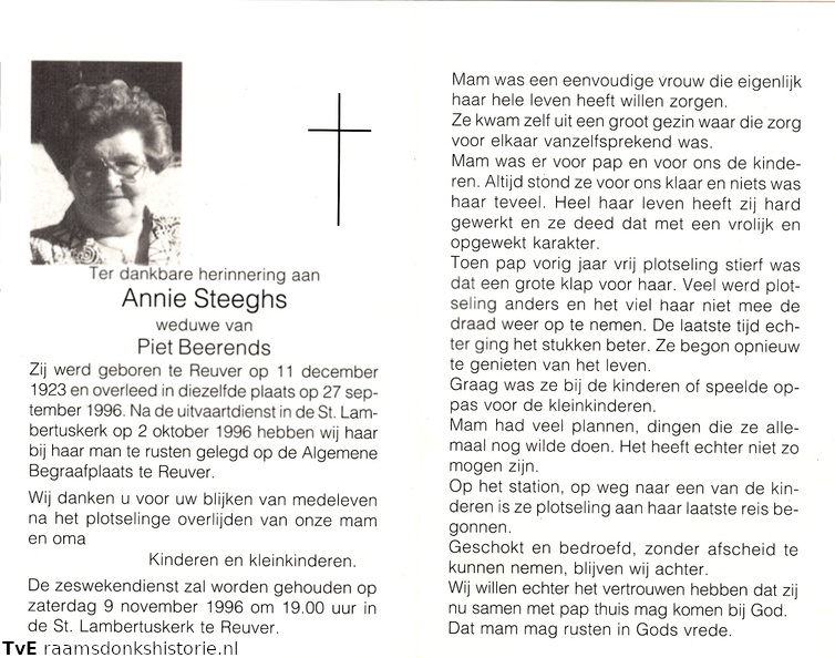 Annie Steeghs Piet Beerends