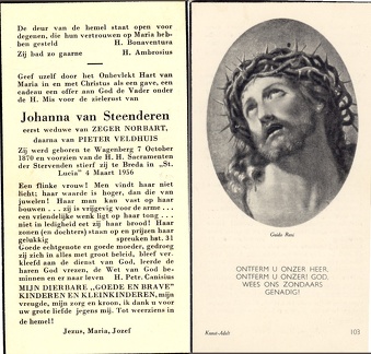 Johanna van Steenderen Pieter Veldhuis Zeger Norbart