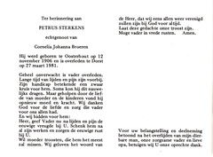 Petrus Sterkens Cornelia Johanna Broeren