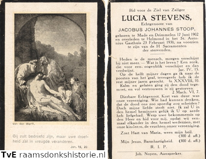 Lucia Stevens Jacobus Johannes Stoop