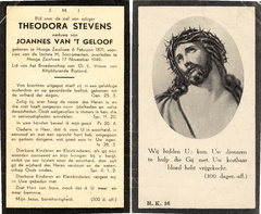 Theodora Stevens Joannes van t Geloof