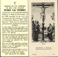 Petrus van Stiphout Cornelia Bogaarts