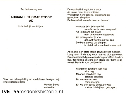 Adrianus Thomas Stoop