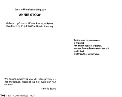 Annie Stoop