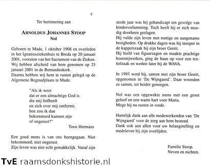Arnoldus Johannes Stoop